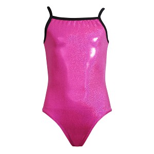 Pink Sparkly Jewels / Black Velvet Camisole