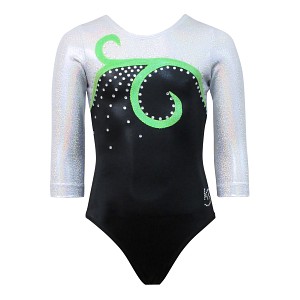 Sabrina Silver/Lime/Black Mystique Long Sleeve