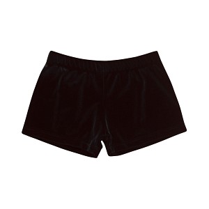 Black Velvet Shorts