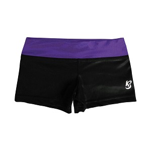 Purple / Black Shorts