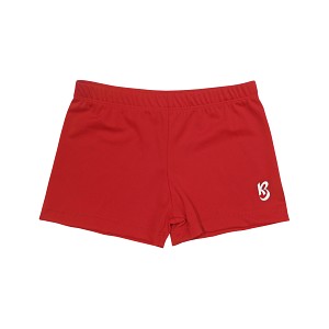 Red Nylon Shorts
