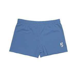 Steel Blue Nylon Shorts