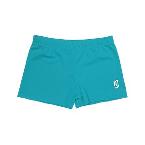 Turquoise Nylon Shorts