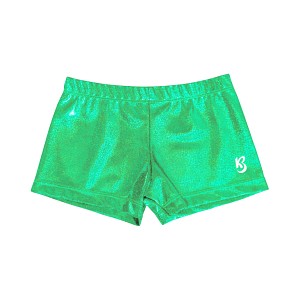 Lime Sparkly Shorts