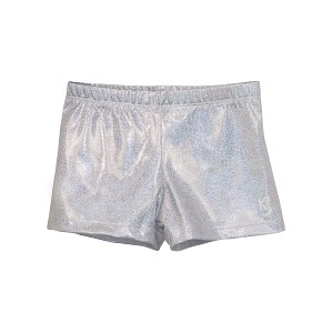 Silver Sparkly Shorts