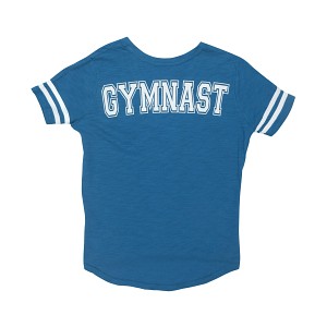 Blue Sporty Gymnastics Tee