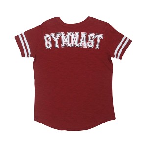 Garnet Sporty Gymnastics Tee