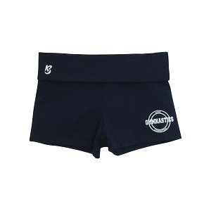 Navy Love Foldover Shorts